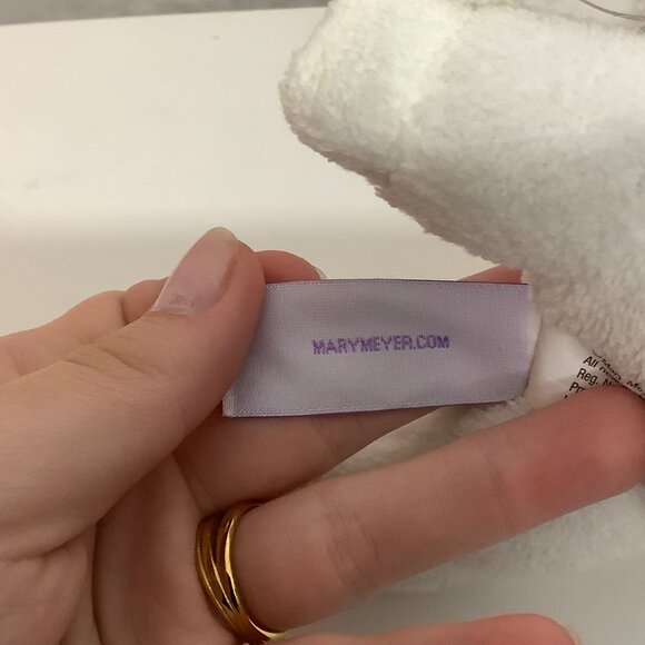 Mary Meyer Baby Lamb Plush Toy Cross Embroidery White 8"  Stuffed Animal - Picture 5 of 8